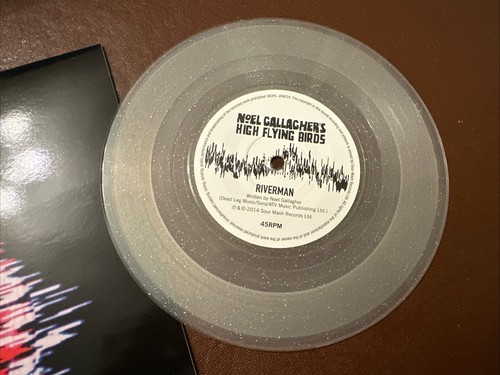 Noel Gallagher - Riverman - Ltd Edition Clear Glitter Vinyl 7" 2015 - Picture 2 of 6