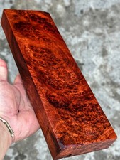 DRIED  Amboyna Burl ,Exotic Wood, Lumber, Knife Timber Handle Lumber 2785