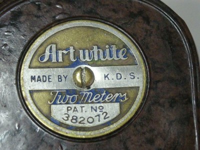ARTWHITE POST WW2 TWO METER TAPE MEASURE MADE IN KYOTO 