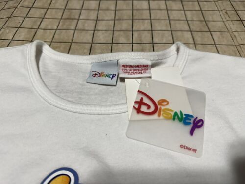 Vintage Baby Tee T Shirt Winnie The Pooh Medium White NWT Disney Deadstock - Picture 4 of 13