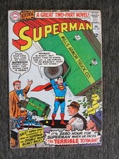 Superman 182 VG- 1966 1st Silver Age Appearance Terrible Toyman Classic Villain