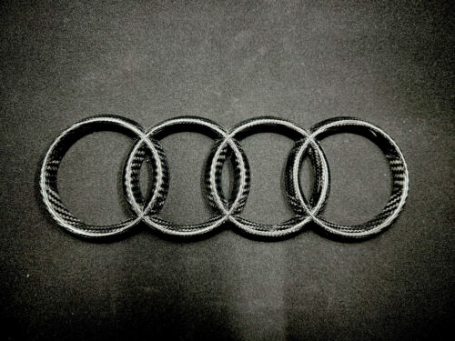 NEW CUSTOM AUDI B8 FRONT RADIATOR GRILLE AND REAR EMBLEM BADGE 8K0853736D2ZZ - Picture 2 of 11
