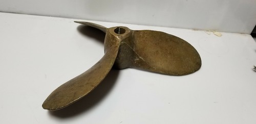 Vintage Messing Propeller Boot Schiff Maritim - Bild 10 von 12