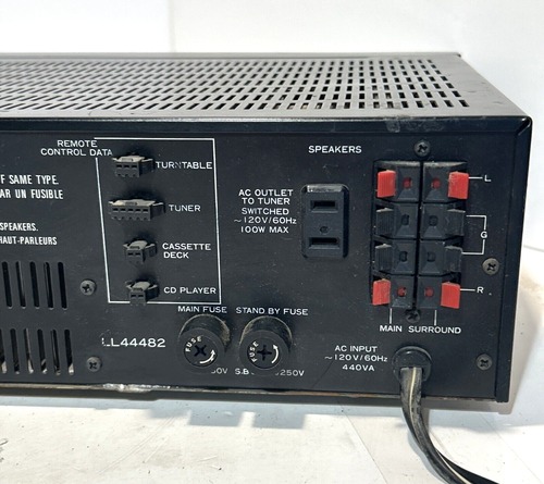 Sherwood Integrated Stereo Amplifier AD266R - For Parts Or Repair Only - Picture 9 of 10