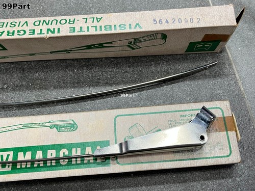 S.E.V. Brazo limpiaparabrisas Marchal 56420902 NOS VINTAGE hecho en Francia un par - Imagen 12 de 14