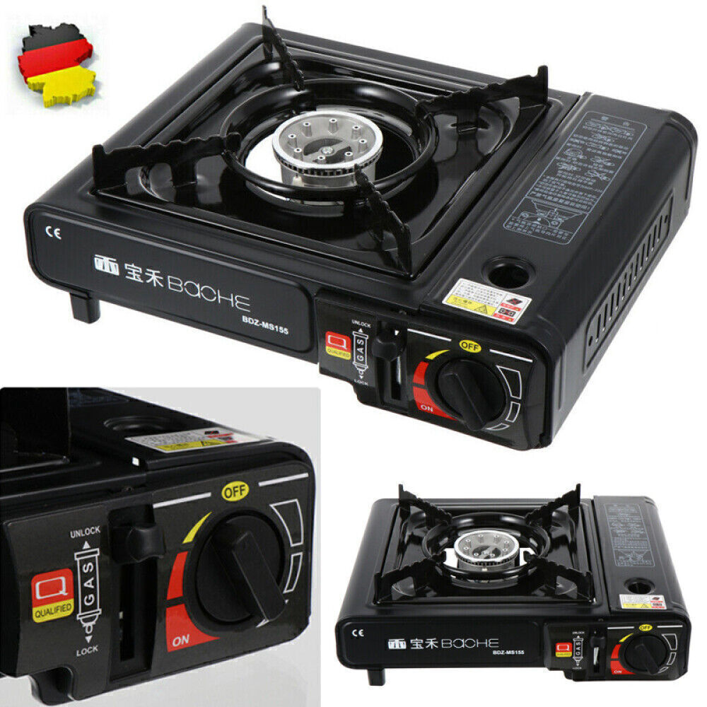 Estufa de camping Estufa de gas para acampar al aire libre Estufa + estuche Estu