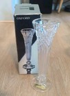 Bohemian Crystal Vase of Czechoslovakia 24 % leaded Oxford Budvase *CQ