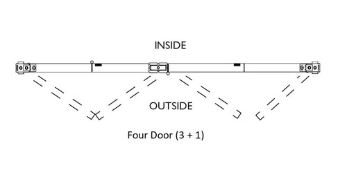 Internal Bifold Doors, Clear Pine Unfinished with Clear Glass - Various Sizes - Picture 14 of 16