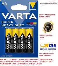 100 PILE BATTERIE VARTA AA STILO BATTERIA SUPER LIFE NUOVA PRODUZIONE