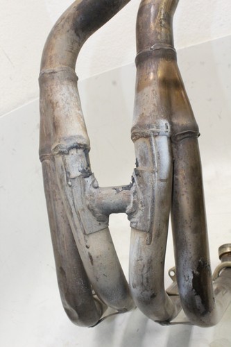 2003 SUZUKI GSXR750 OEM FULL EXHAUST SYSTEM HEADERS PIPE MUFFLER - Picture 8 of 19