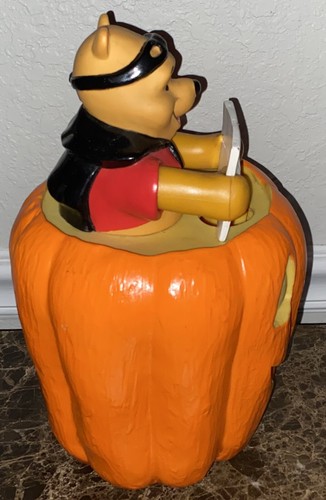 Disney Winnie Puuh Jack O Laterne beleuchtet Kürbis Halloween Deko funktioniert - Bild 3 von 4
