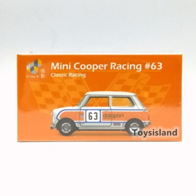 TINY MINI COOPER RACING #63 Class Racing NEW DIECAST CAR 1/50 | eBay