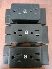 3X - HERMAN MILLER E-Space Receptacles, E1311.A, E1311.B, E1311.C, E1311.D BLACK