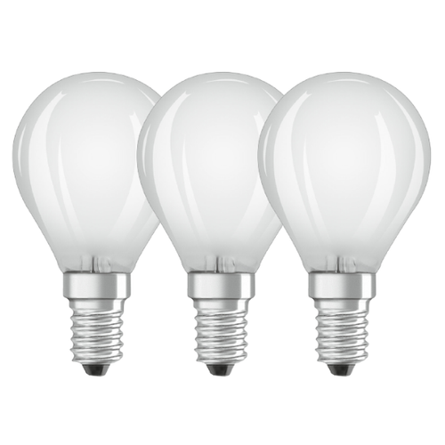 OSRAM LED 14 BULB FROSTED FILAMENT SES LIGHT BULB | MINI GLOBE 3 PACK - LV819399 - Picture 8 of 10