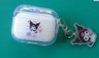Kuromi Airpod Pro 2 Etui na słuchawki Przezroczyste etui 2x2,5 cala z brelokiem Nowe
