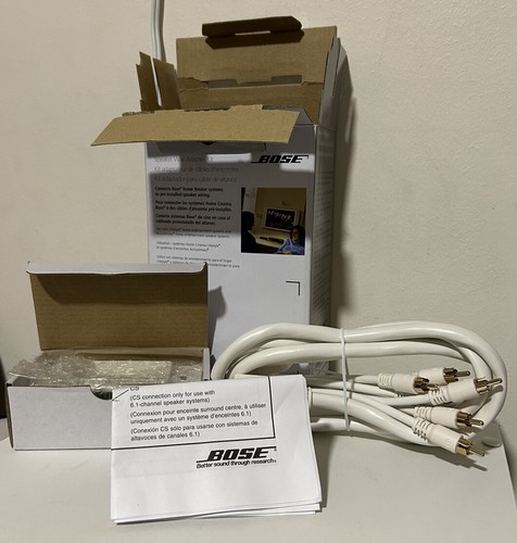 Bose Speaker Wire Adapter Kit for Lifestyle & Acoustimass System New Open Box