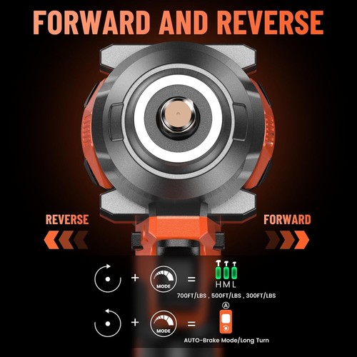 21V Cordless Electric Wrench 1/2 Impact Drill for Car Truck Repair Power Tools - Picture 4 of 8