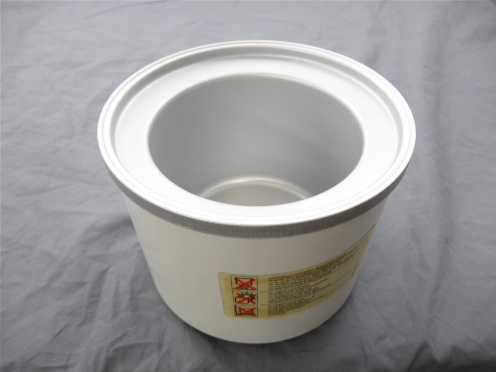 Krups La Glaciere Ice Cream Maker Model 337 Replacement Freezer Bowl White eBay