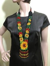 New Handmade Seed Bead Boho American Style Beaded Multi Strand necklace Earrings