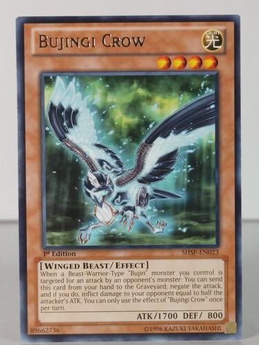 Bujingi Crow - Shadow Specters SHSP-EN023 - singles - YuGiOH - Rare - Picture 13 of 91