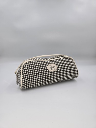 Dior Authentic Beauty Houndstooth cosmetic pouch with strap - Picture 2 of 13