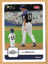BEN SHEETS MILWAUKEE BREWERS #69 - FLEER NM-MT 2006