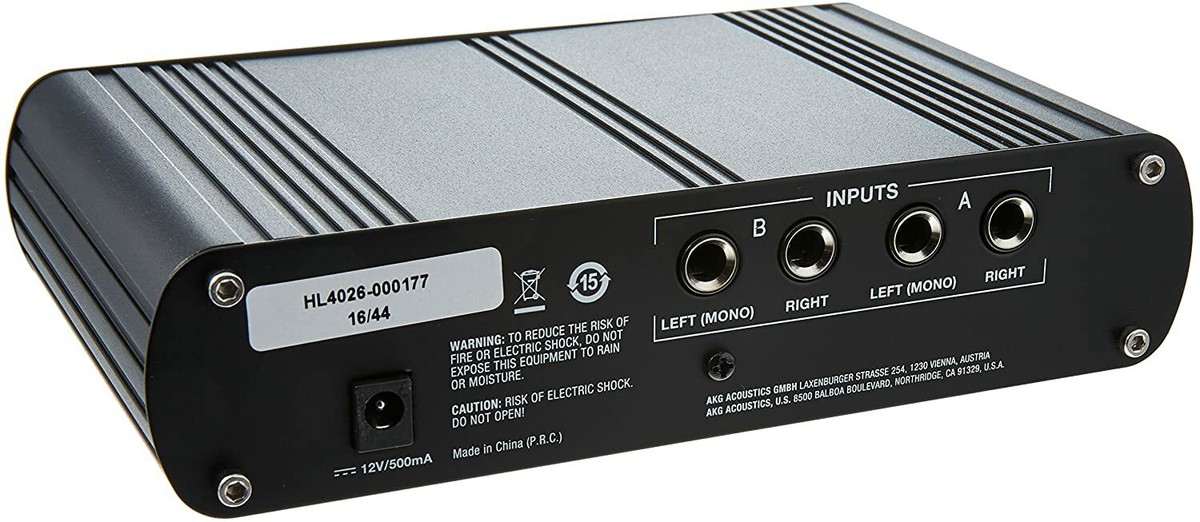AKG HP4E 4 Channel Headphone Amplifier. U.S. Authorized Dealer eBay
