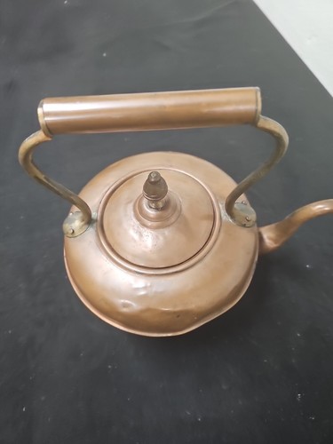 um 1870 ~ Englischer Kupfer Teekessel MARQUE DEPOSEE - Bild 10 von 17