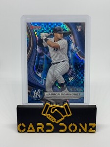 2024 Bowman's Best /150 Jasson Dominguez Rookie RC Blue X-Fractor  Yankees