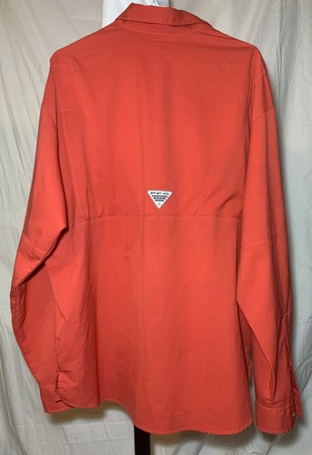 Columbia PFG Salmon Omni Shade Long Sleeve Fishing Shirt - Picture 2 of 8