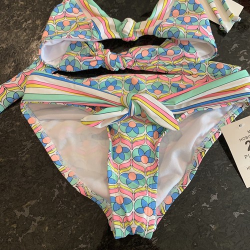 Hobie New Girls Two Piece Swimsuit Set Size 8 Nwt - Picture 3 of 8