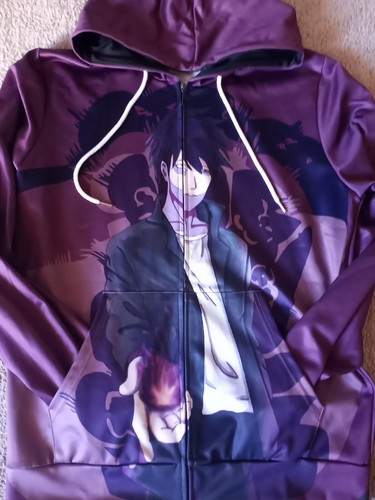 My Hero Academia Dhabi Shattering Effekt dunkelvioletter Hoodie Größe L - Bild 2 von 4