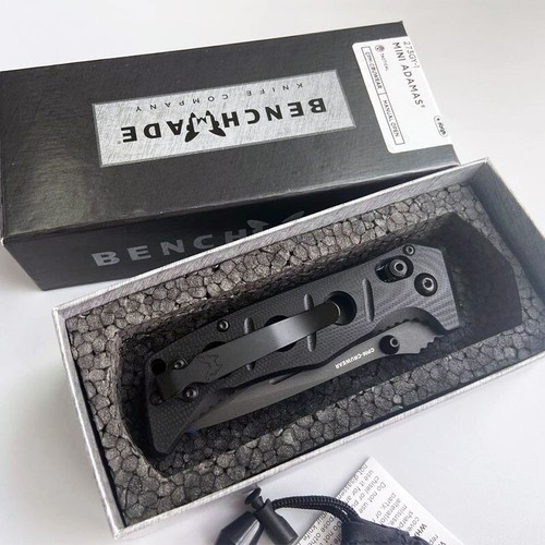 Axis New Mini Benchmade Classic Black Adamas Folding Knife | 273GY-1 - Picture 8 of 9