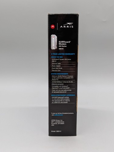 Motorola ARRIS SURFboard SB6141 DOCSIS 3.0 Cable Módem Serie 400 Blanco - Imagen 3 de 16
