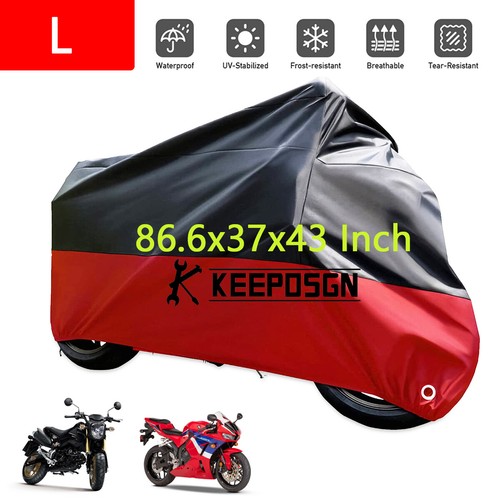 Motorcycle Cover Heavy Duty Sun Rain UV Protector For Honda CBR600RR Grom MSX125