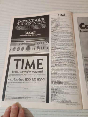 Time Magazine September 24 1979 Luciano Pavarotti Ted Kennedy Tracy Austin - Picture 6 of 17