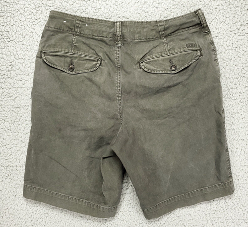 American Eagle klassische Chino Shorts Herren 28 (30 tatsächlich) schwarz Stretch Baumwolle - Bild 4 von 13
