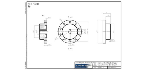 Modellbauplan Lastwagen MAN TGS 8x8(Nachbau), Funktionsmodell, M 1:8, R.C.-fähig - Bild 10 von 12