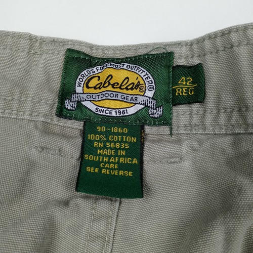 CABELA'S Shorts Cargo Pockets Khaki Men's Size 42 Outdoor Gear Casual - Picture 8 of 8