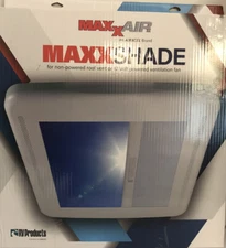 Airxcel 00-03900 Maxxair Maxxshade For Non Or 12 Volt Powered Roof Vent Fan-RARE