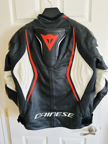 Dainese Tuono D-Alr Leather Racing Motorcycle Jacket Size 58 - Picture 9 of 11