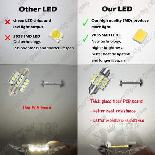 Kit de equipamiento de luces LED interiores blancas para Subaru Impreza WRX STI 2015-2020 2021 - Imagen 9 de 12