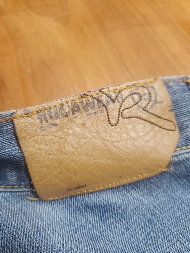 Pantalones de mezclilla holgados vintage Rocawear Y2K para hombre pierna ancha azul talla 46 - Imagen 8 de 19