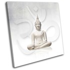 Gautama Buddha Statue Ohm India Nepal Canvas Art Picture Print Decorative Photo
