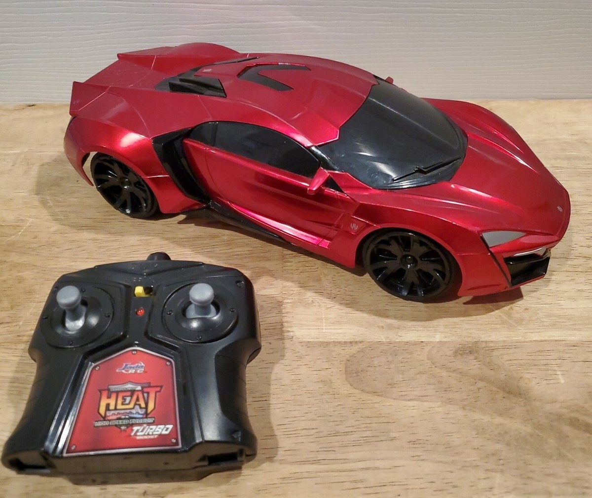 Jada R/C Fast Furious Turbo Boost Lykan Hypersport Red Car