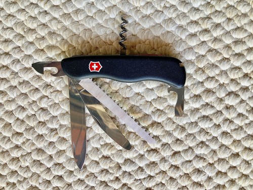 Victorinox Swiss Army Black Fireman Knife