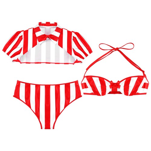 Womens Santa Elf Cosplay Costume Bodycon Unitard Stage Performance Bodysuit - Picture 36 of 37