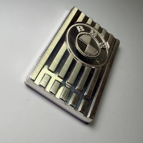 BMW Silver Plate BMW Japan 10th Anniversary Pure Silver 46g Japan USED/GOOD - Picture 7 of 10
