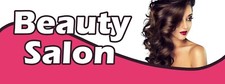 3ft x 8ft Beauty Salon 13 oz Vinyl Banner- Free Shipping-New-On Sale