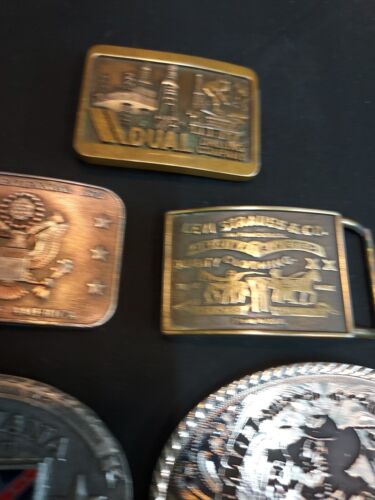 ASSORTED Lot of 5 Vintage Belt BUCKLES - Picture 6 of 14